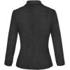 image:imageHybrid amp Company Womens Lightweight Casual Work Office Stretch Ponte Cardigan Blazer Jacket Made in USACharcoal