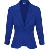 image:imageHybrid amp Company Womens Lightweight Casual Work Office Stretch Ponte Cardigan Blazer Jacket Made in USARoyal