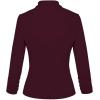 image:imageHybrid amp Company Womens Lightweight Casual Work Office Stretch Ponte Cardigan Blazer Jacket Made in USAWine