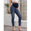 image:imageHybrid amp Company Maternity Womens Super Comfy Ultra Stretch Skinny JeansDark Wash1