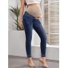 image:imageHybrid amp Company Maternity Womens Super Comfy Ultra Stretch Skinny JeansIndigo1