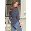 image:imageHybrid amp Company Womens Casual Work High Low Blazer Jacket  JK455901073theather Navy