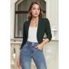 image:imageHybrid amp Company Womens Casual Work High Low Blazer Jacket  JK455901073thunter