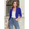 image:imageHybrid amp Company Womens Casual Work High Low Blazer Jacket  JK455901073troyal