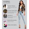 image:imageHybrid amp Company Womens Casual Work Office Blazer Jacket Open Front Shawl with 34 Scrunch Sleeves10188camouflage