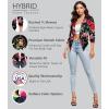 image:imageHybrid amp Company Womens Casual Work Office Blazer Jacket Open Front Shawl with 34 Scrunch Sleeves10963blackMult