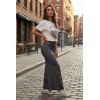 image:imageHybrid amp Company Womens Stretch Lightweight Flowy Maxi Skirt  Casual Fold Over Waist Made in USACharcoal