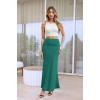 image:imageHybrid amp Company Womens Stretch Lightweight Flowy Maxi Skirt  Casual Fold Over Waist Made in USAKsksd95001017jade