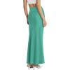 image:imageHybrid amp Company Womens Stretch Lightweight Flowy Maxi Skirt  Casual Fold Over Waist Made in USAKsksd95001017mint