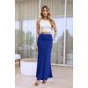 image:imageHybrid amp Company Womens Stretch Lightweight Flowy Maxi Skirt  Casual Fold Over Waist Made in USAKsksd95001017royal