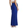 image:imageHybrid amp Company Womens Stretch Lightweight Flowy Maxi Skirt  Casual Fold Over Waist Made in USAKsksd95001017royal