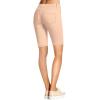 image:imageHybrid amp Company Womens Ultra Stretch Perfectly Shaping Mid Rise Skinny Bermuda Shorts with PocketsBermudapeach
