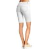image:imageHybrid amp Company Womens Ultra Stretch Perfectly Shaping Mid Rise Skinny Bermuda Shorts with PocketsBermudawhite