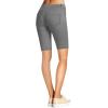 image:imageHybrid amp Company Womens Ultra Stretch Perfectly Shaping Mid Rise Skinny Bermuda Shorts with PocketsDark Gray