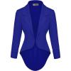 image:imageHybrid amp Company Womens Casual Work High Low Blazer Jacket  JK455901073troyal