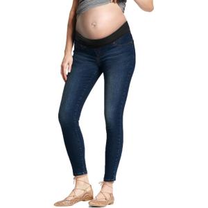 image:imageHybrid amp Company Maternity Womens Super Comfy Ultra Stretch Skinny JeansDark Wash5