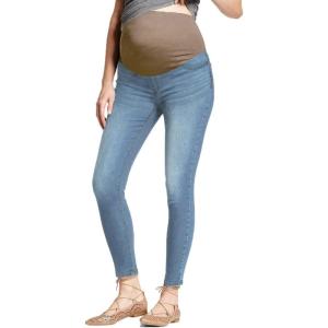 image:imageHybrid amp Company Maternity Womens Super Comfy Ultra Stretch Skinny JeansLight Blue2