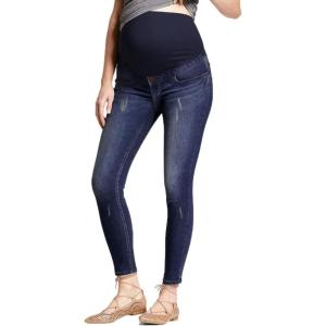 image:imageHybrid amp Company Maternity Womens Super Comfy Ultra Stretch Skinny JeansPm5471grskdarkwash