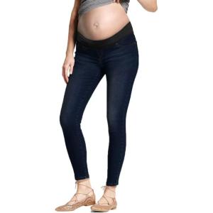 image:imageHybrid amp Company Maternity Womens Super Comfy Ultra Stretch Skinny JeansRinse Wash2