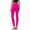 image:imageHybrid amp Company Super Comfy Stretch with Full Elastic Waist Pull On Millennium Twill PantNeon Pink