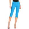 image:imageHybrid amp Company Womens Butt Lift Super Comfy Stretch Denim Capri Short JeansAqua