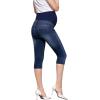 image:imageHybrid amp Company Womens Butt Lift Super Comfy Stretch Denim Capri Short JeansCapriqm5471grskdarkwash