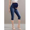 image:imageHybrid amp Company Womens Butt Lift Super Comfy Stretch Denim Capri Short JeansCapriqm5471grskdarkwash