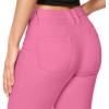 image:imageHybrid amp Company Womens Butt Lift Super Comfy Stretch Denim Capri Short JeansPink
