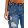 image:imageHybrid amp Company Womens Butt Lift Super Comfy Stretch Denim Capri Short JeansRippedmedium Was