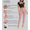 image:imageHybrid amp Company Womens Hyper Ultra Stretch Comfy Skinny Leg Work Casual PantsDusty Rose