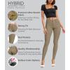image:imageHybrid amp Company Womens Hyper Ultra Stretch Comfy Skinny Leg Work Casual PantsKhakip44880csk