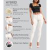 image:imageHybrid amp Company Womens Hyper Ultra Stretch Comfy Skinny Leg Work Casual PantsOffwhite