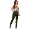 image:imageHybrid amp Company Womens Hyper Ultra Stretch Comfy Skinny Leg Work Casual PantsOlive