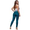 image:imageHybrid amp Company Womens Hyper Ultra Stretch Comfy Skinny Leg Work Casual PantsTeal