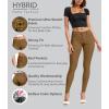 image:imageHybrid amp Company Womens Hyper Ultra Stretch Comfy Skinny Leg Work Casual PantsTobacco