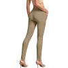 image:imageHybrid amp Company Womens Pull On Stretchy Mid Rise Skinny Fit Pants Regular or Distressed Jeans with Long Short InseamKhaki
