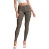 image:imageHybrid amp Company Womens Hyper Ultra Stretch Comfy Skinny Leg Work Casual PantsBrownmulti1405