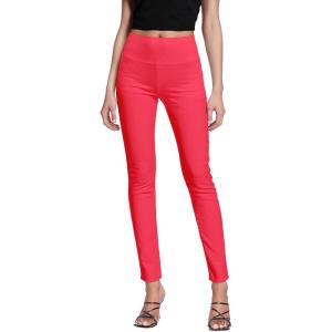 image:imageHybrid amp Company Super Comfy Stretch with Full Elastic Waist Pull On Millennium Twill PantNeoncoral