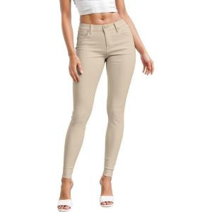 image:imageHybrid amp Company Womens Hyper Ultra Stretch Comfy Skinny Leg Work Casual PantsStone