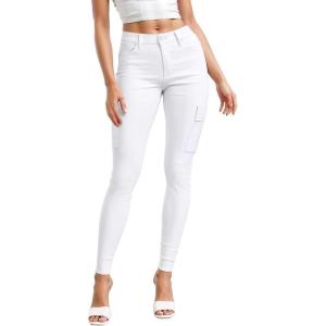 image:imageHybrid amp Company Womens Hyper Ultra Stretch Comfy Skinny Leg Work Casual PantsWhitep44880csk