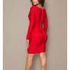 image:imageHybrid amp Company Womens Elegance Stretch Chic Bandage DressDrbd197red