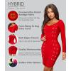 image:imageHybrid amp Company Womens Elegance Stretch Chic Bandage DressDrbd197red