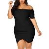 image:imageHybrid amp Company Womens Elegance Stretch Chic Bandage DressDrbd60357black