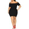 image:imageHybrid amp Company Womens Elegance Stretch Chic Bandage DressDrbd60357black
