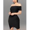 image:imageHybrid amp Company Womens Elegance Stretch Chic Bandage DressDrbd60357black