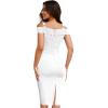 image:imageHybrid amp Company Womens Elegance Stretch Chic Bandage DressDrbdy420white