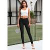 image:imageHybrid amp Company Womens Ultra Stretch Mid Rise Skinny Capri Pants with PocketsBlack