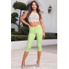 image:imageHybrid amp Company Womens Ultra Stretch Mid Rise Skinny Capri Pants with PocketsCaprilime