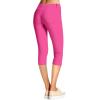 image:imageHybrid amp Company Womens Ultra Stretch Mid Rise Skinny Capri Pants with PocketsCaprineon Fuchsia