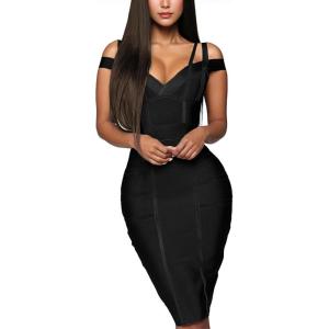 image:imageHybrid amp Company Womens Elegance Stretch Chic Bandage DressDrbd132black